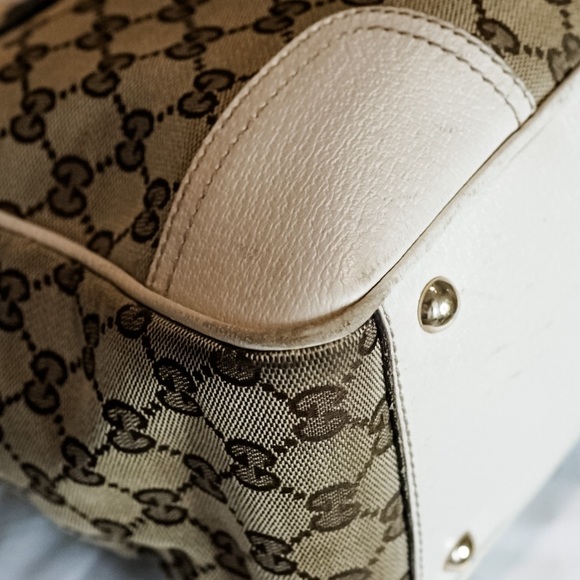 GUCCI Medium GG Canvas Prince Tote Preloved - Picture 3 of 15
